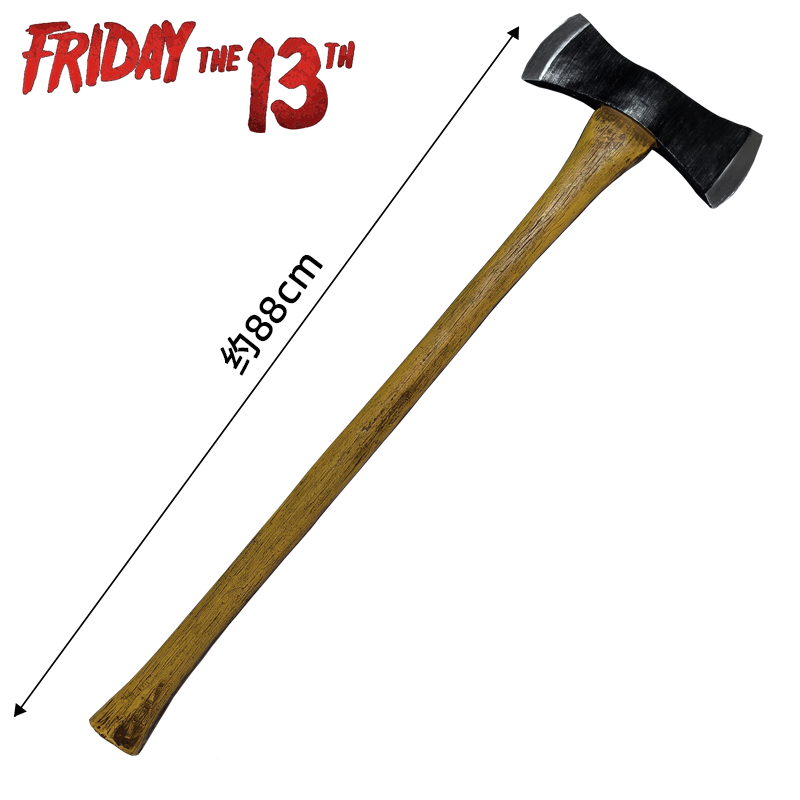 Cosplay Prop Axe - Cosplay 1:1 Tool Jason Yellow Double-Bladed