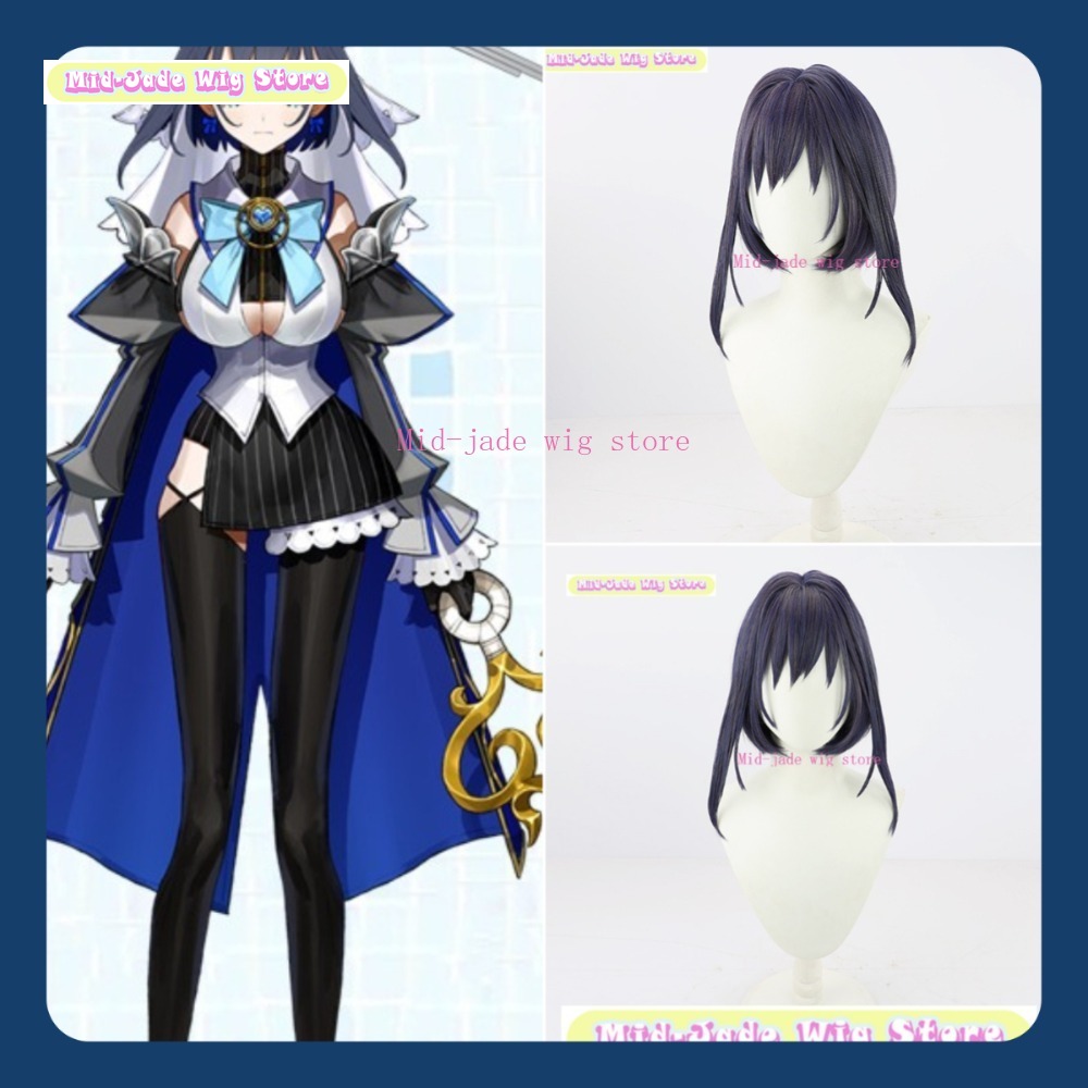 Prop En Cosplay - Mid-jade Wig Store Hololive EN Ouro