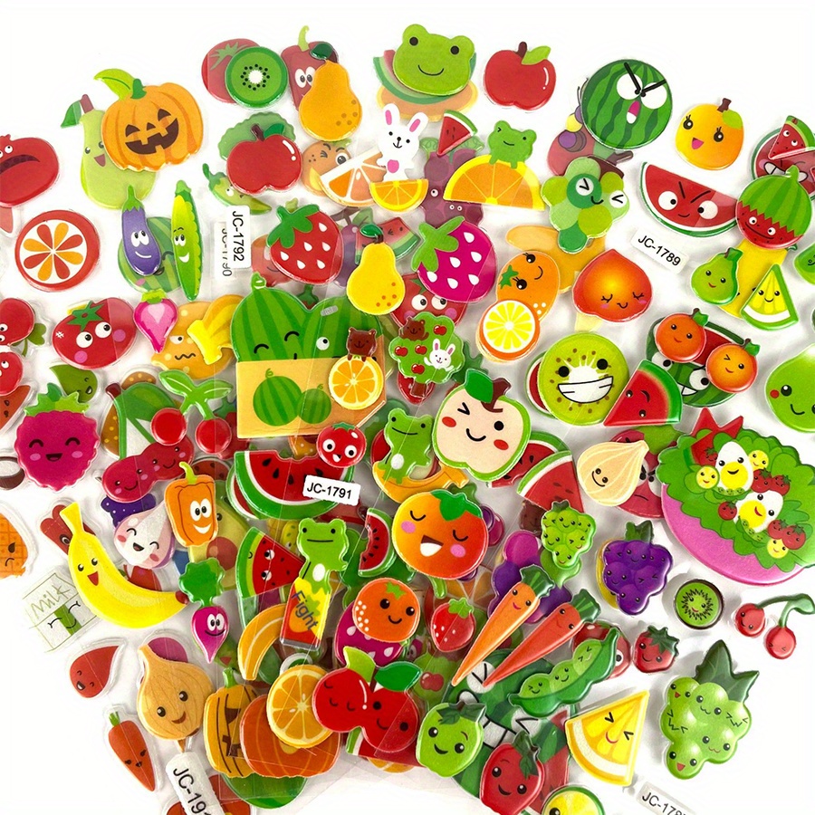 Eva Foam Sheet - 6 Sheets 3D Puffy Stickers Foam