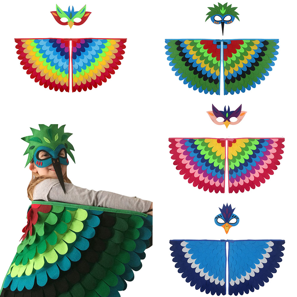 Free Cosplay Prop Patterns - Cute Owl Wings Costume Animal Peacock