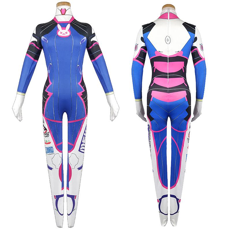 Dva Cosplay Prop - Game Dva Cosplay Costumes Tights Jumpsuit