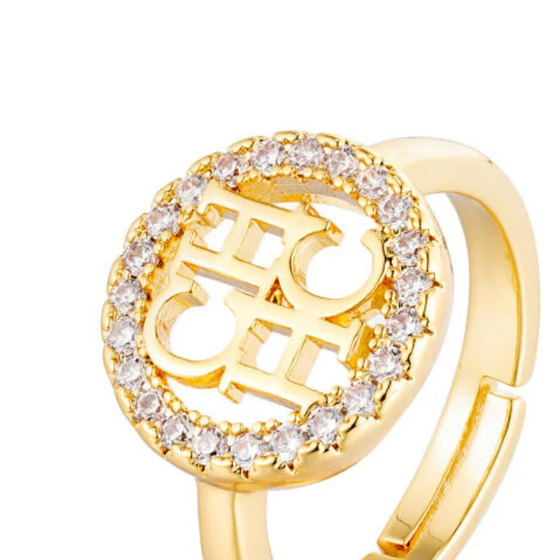 CH Two-Tone Zircon Hollow Lett - Cosplay Prop Designer review and price