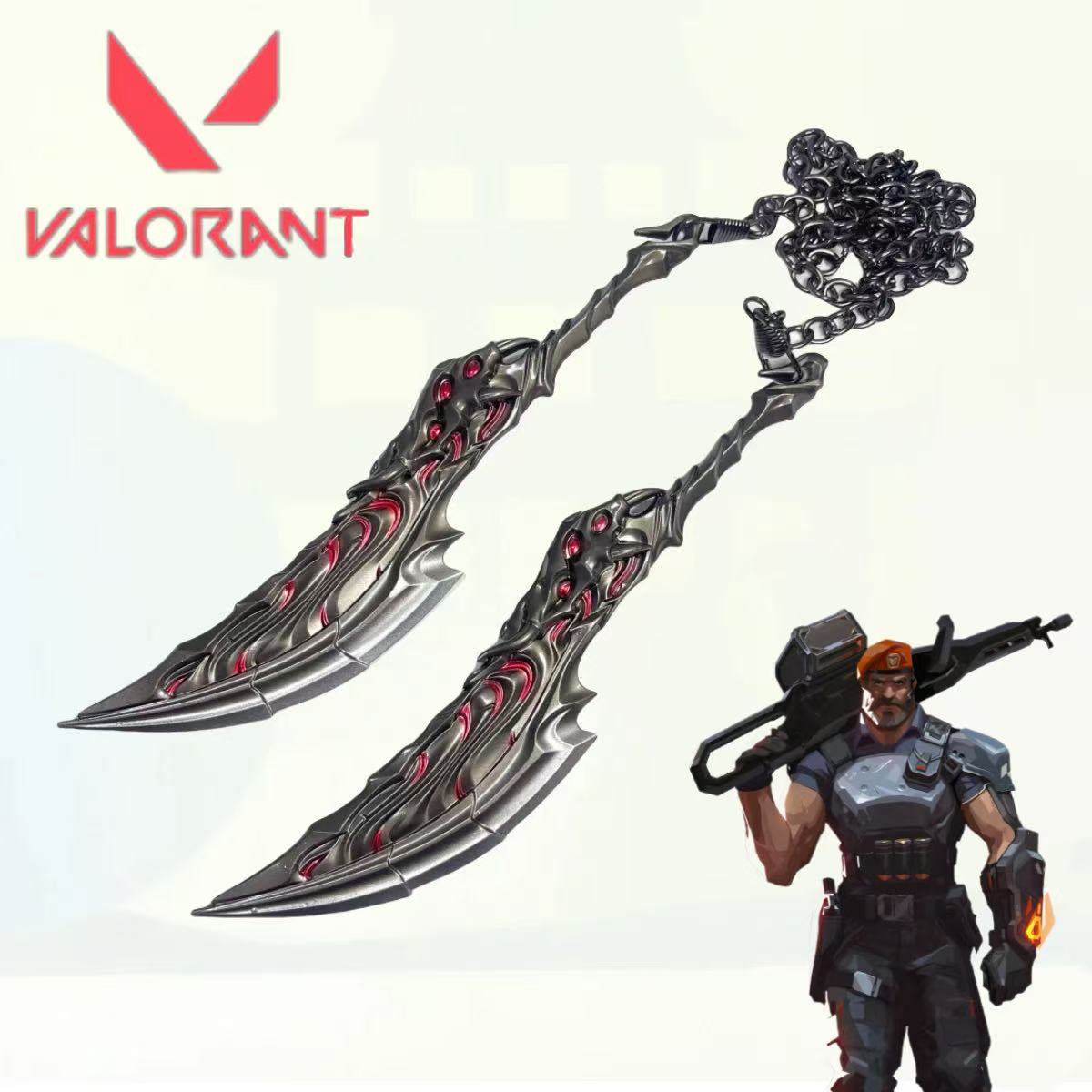 7.1inch Valorant Flame Metal K - Cosplay Flame Prop review and price