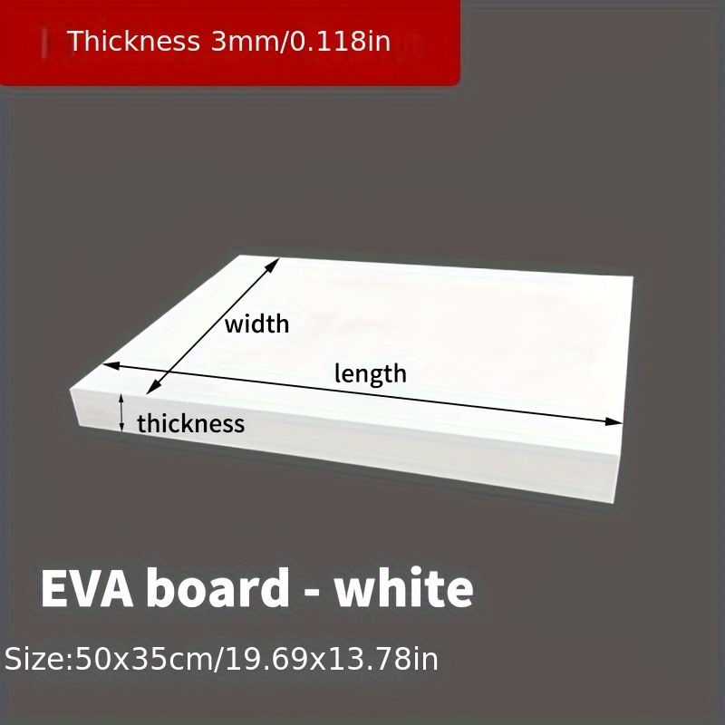 EVA Foam Board 14x39 Inch, 3mm - Cosplay Props Eva Foam review and price