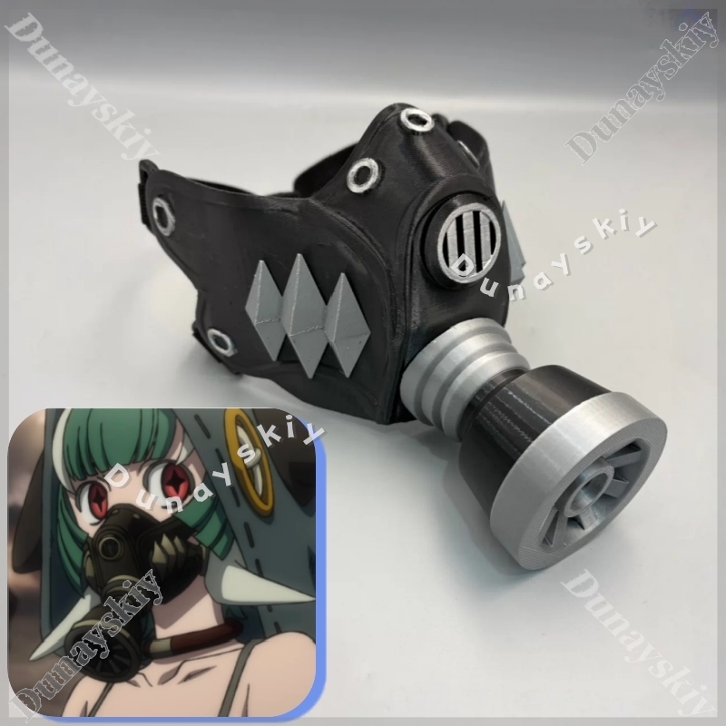 Guita Cyberpunk Gas Mask Green - Cosplay Prop 3D Print review and price