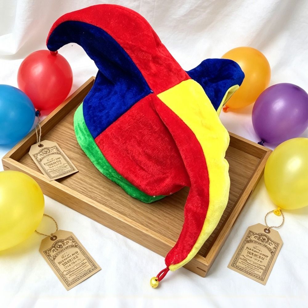 Cap Prop Multicolor Clown Hat  - Free Cosplay Prop Patterns review and price