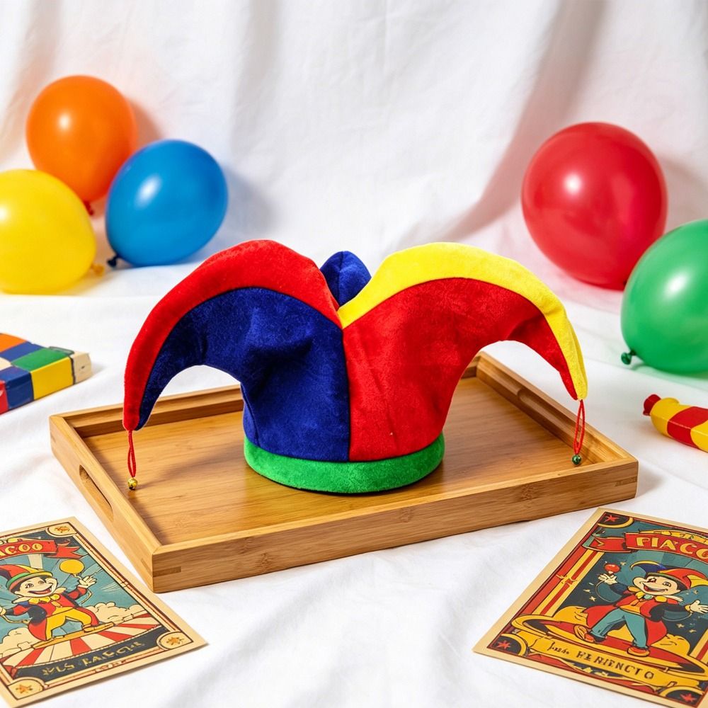 Cap Prop Multicolor Clown Hat  - Free Cosplay Prop Patterns review and price