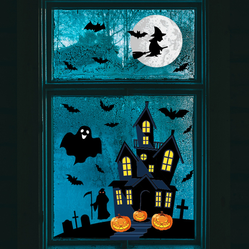 Ghost Bat Witch Window Sticker - Cosplay Bat Prop review and price