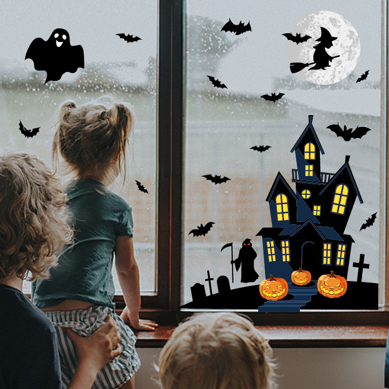 Ghost Bat Witch Window Sticker - Cosplay Bat Prop review and price