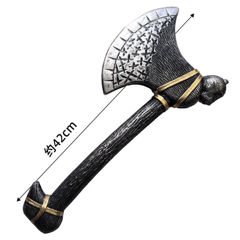 Halloween Axe Prop Dog Head Ax - Cosplay Prop Axe review and price