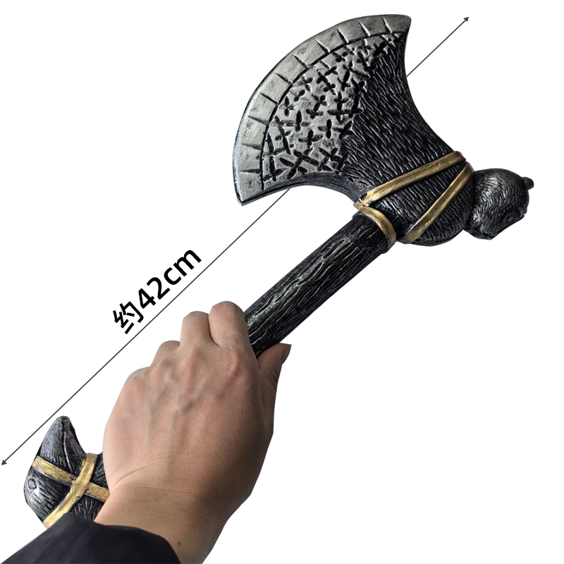 Halloween Axe Prop Dog Head Ax - Cosplay Prop Axe review and price
