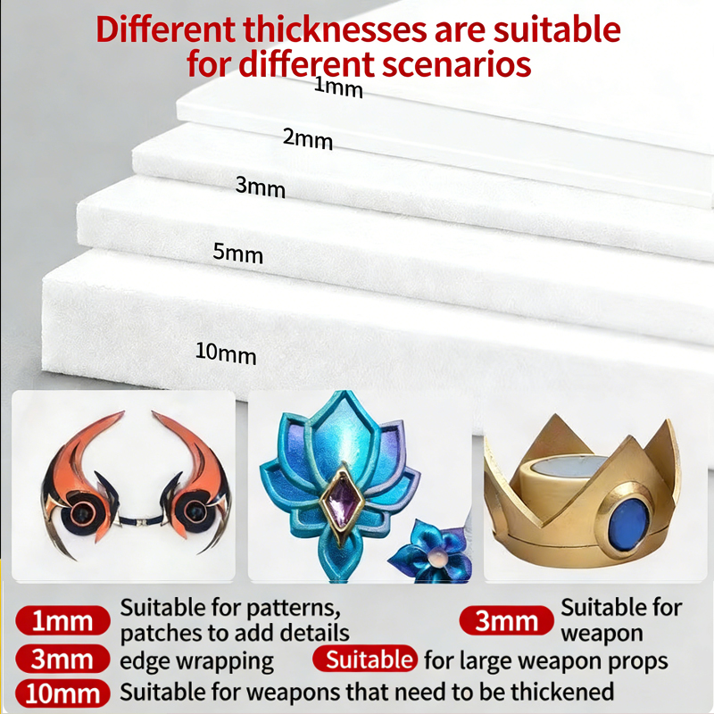 EVA foam sheet material model  - Cosplay Props Eva Foam review and price