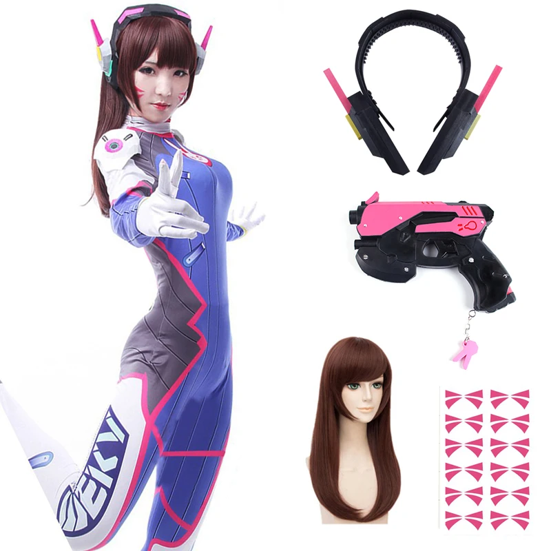 Anime Woman Jumpsuit Tights Dv - Dva Cosplay Prop review and price