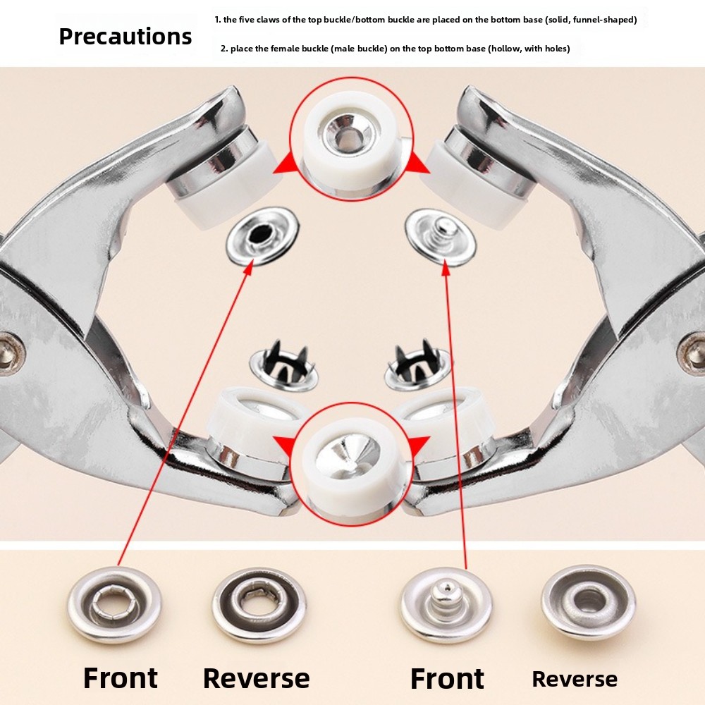 9.5mm Snap Button Pliers Kit w - Snap Fastener Set review and price