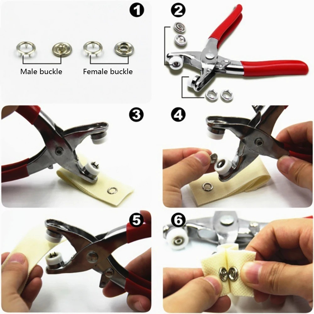 9.5mm Snap Button Pliers Kit w - Snap Fastener Set review and price
