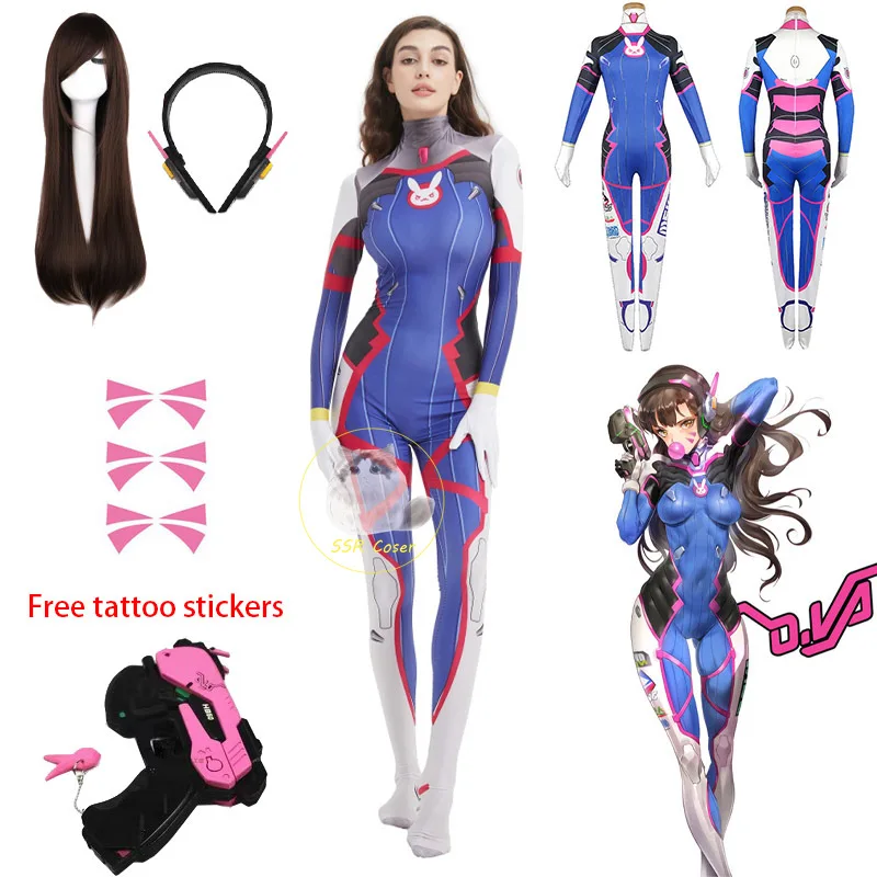 Dva Cosplay Costume Bodysuit Z - Dva Cosplay Prop review and price