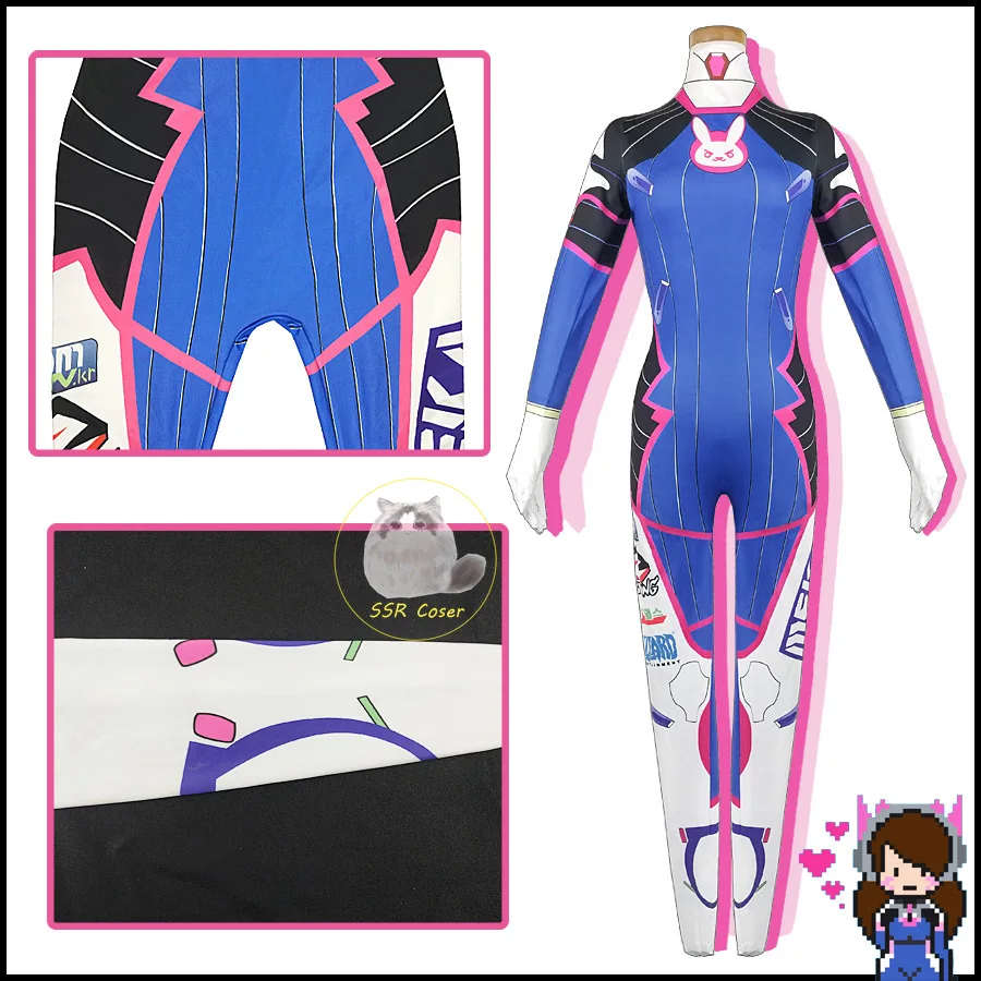 Dva Cosplay Costume Bodysuit Z - Dva Cosplay Prop review and price