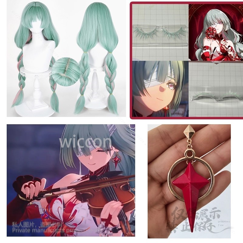 Anime Phrolova Cosplay Wig Gre - Prop For Cosplay review and price