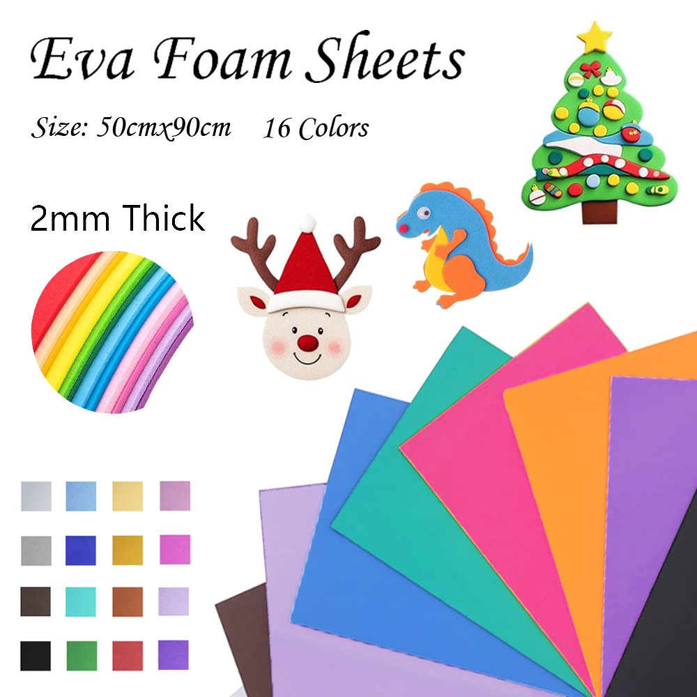 16 Colors Colorful EVA Foam Sh - Cosplay Props Eva Foam review and price