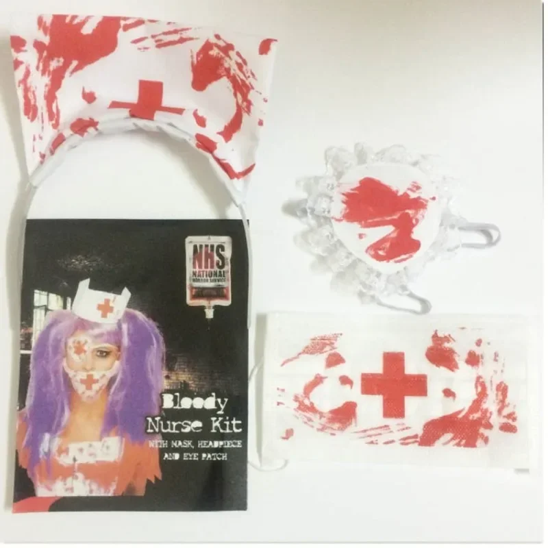 3pcs/Set Halloween Bloody Nurs - Cosplay Prop Kit review and price