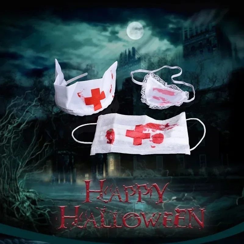 3pcs/Set Halloween Bloody Nurs - Cosplay Prop Kit review and price