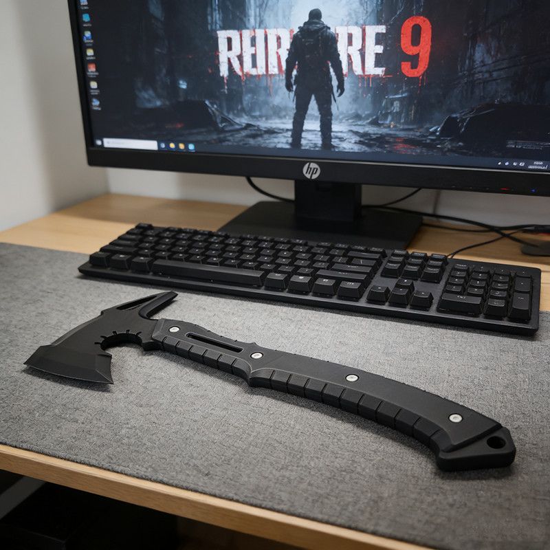Cosplay Biohazard RE9 3D Print - Cosplay Prop Axe review and price