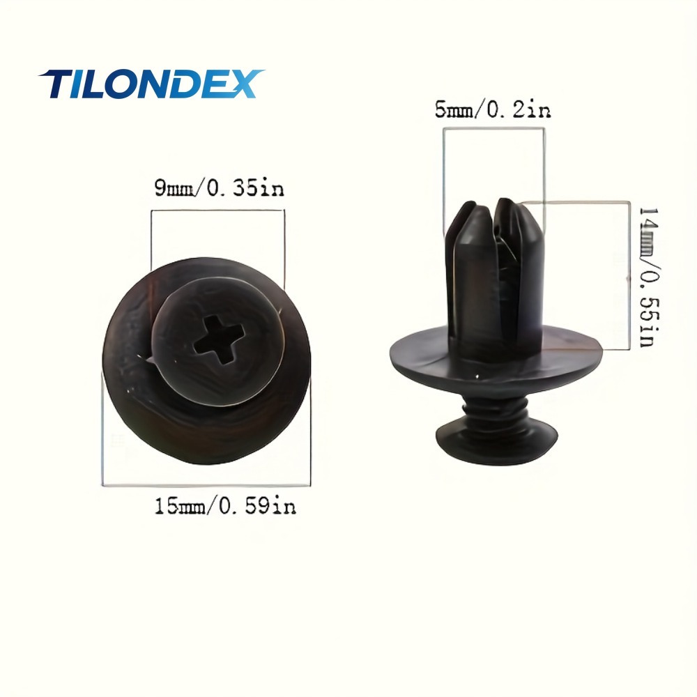 TILONDEX 100pcs Automotive Fas - Snap Fastener Set review and price