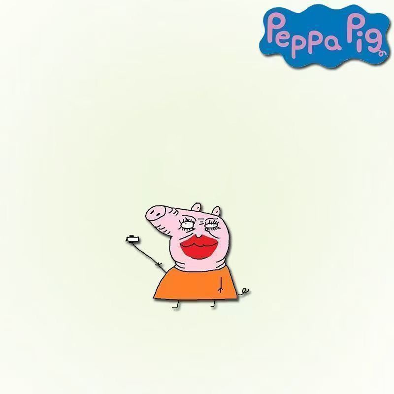 Peppa Pig Abstract Funny Face  - Acrylic Cosplay Prop review and price